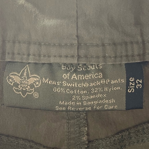 Boy Scouts of America Men’s Switchback Cargo Shirts, Size 32 - Picture 3 of 5